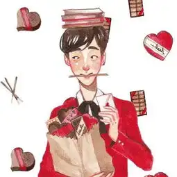 情侣头像萌系卡通一男一