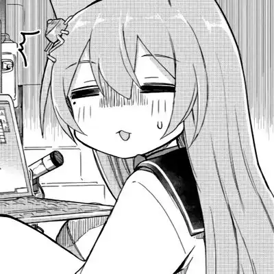 卡通头像漫画风女生头像,黑白动漫头像