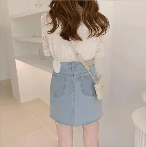 韩系夏季新款甜美女装蕾丝衬衫上衣镂空刺绣短袖蕾丝衫