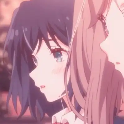 卡哇伊二次元干净女生动漫头像取消置顶后才发现你垫底