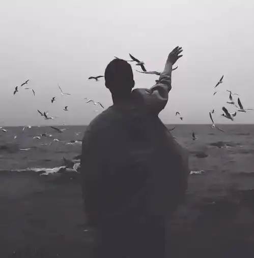 丧系头像男生背影男朋友
