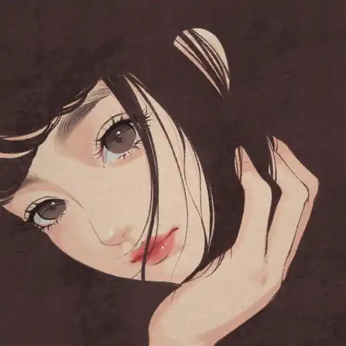 手绘风头像看到第一眼就沦陷的文案