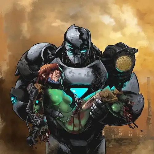 灵核世界科幻机甲nk01亮相西山居cj展台