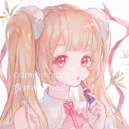 甜美可爱风的手绘插画少女头像合集