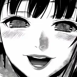 黑色系头像女漫画情侣头