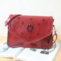 日单森林系清新文艺复古编织雕花单肩斜跨女堆糖,美图壁纸兴趣社区