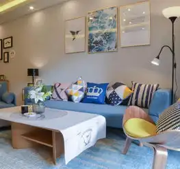 93㎡现代简约四居及以上装修案例效果图