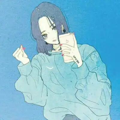 快手卡通头像女女生