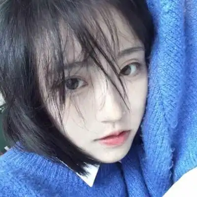 气质清新甜美女头像适合慵懒风落肩袖淡雅气质女生