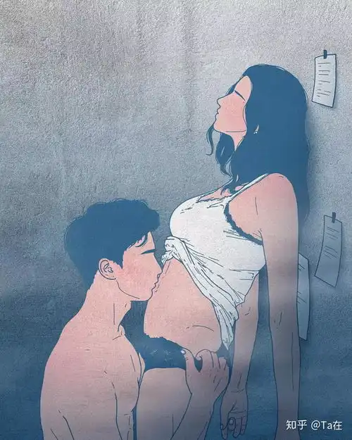 寻找一组最近比较火的手绘情侣图,一男一女的现代的你们知道是什么吗