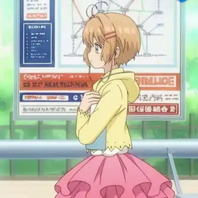 百变小樱头像情侣一对小樱和小狼情头一左一右