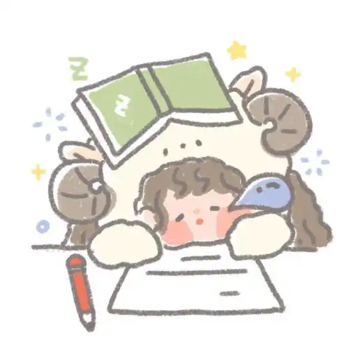读书卡通头像出国留学