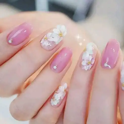 简约童趣款美甲,减龄不俗气,女孩们必不可少的美甲