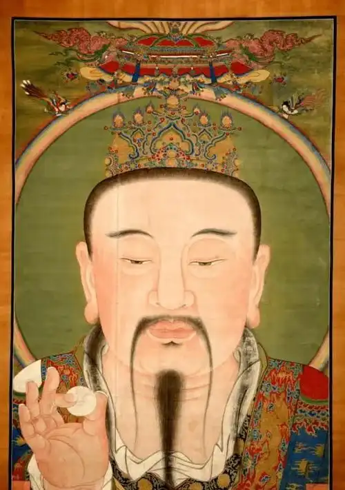 一老者遇道士做法事,发现法坛上元始天尊画像很特别让我看看它