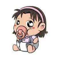 吃奶嘴的萌娃头像微信头像图片大全