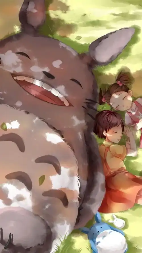 中影星美海报宫崎骏龙猫国内上映,手机壁纸来一波