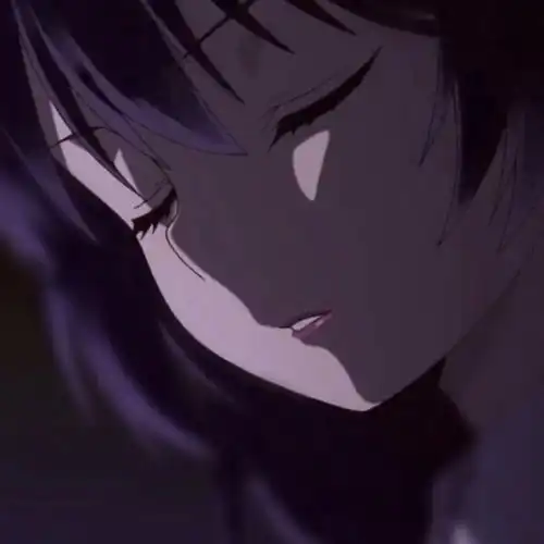 很丧很抑郁黑色系动漫头