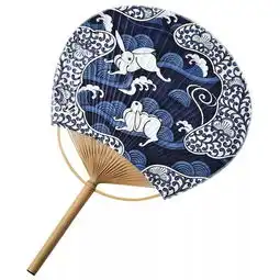 仙气脱俗的不只有日本女星,还有日式团扇