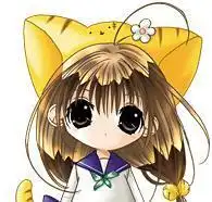 猫跟女人的卡通头像