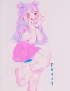来一波少女心爆棚的插画,很可爱有木有