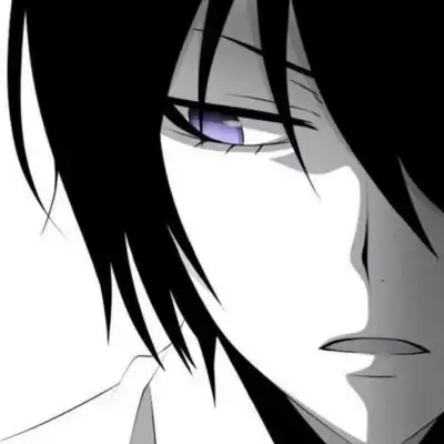 动漫头像丧系男生蓝色系