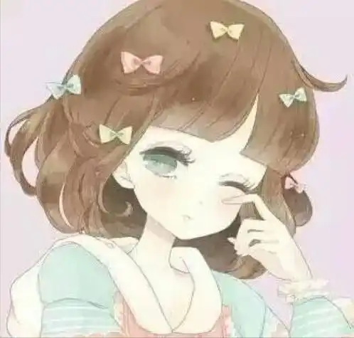 简单头像女生卡通