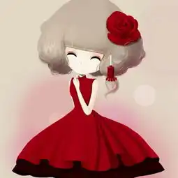 头像花系列花花姑娘