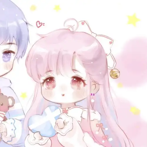 同图不同颜色丨系列情侣头像