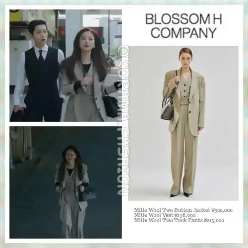 宋仲基新戏的女主,真的好会穿通勤装哦