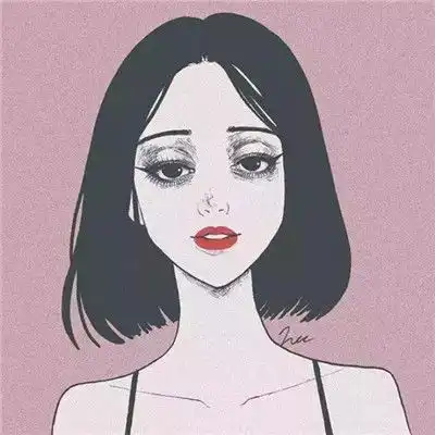 超美的女生头像手绘
