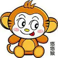 猴子头像可爱卡通动画片