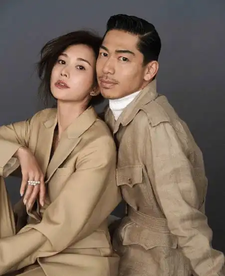 林志玲与黑泽良平一起拍大片,网友一个肤白貌美,一个瘦却有肉