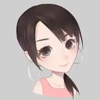 手绘插画头像韩国手绘唯美短发插画头像女生