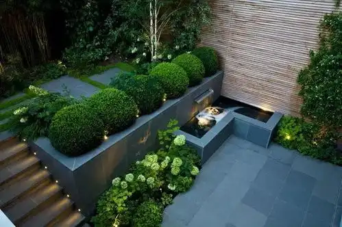 黑色系的庭院,竟然可以如此高冷
