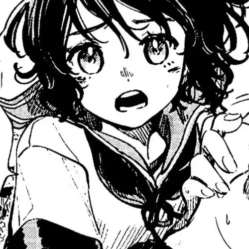 黑白漫画女生头像