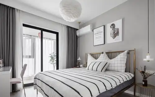 70㎡北欧极简二居装修案例效果图