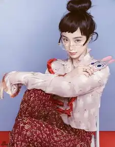 范冰冰少见的少女装扮新浪图片