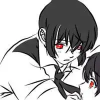 初中女生头像二次元黑色