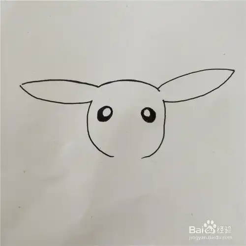 怎么画皮卡丘的卡通简笔画