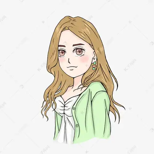 卡通手绘美少女q版人物小清新素材图片免费下载千库网