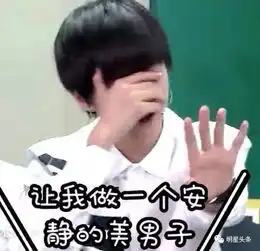 呆萌系列头像胡歌