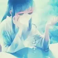青色头像动漫青色女生头像图片