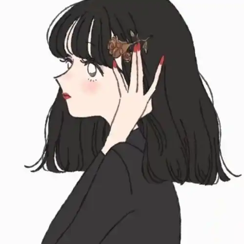 动漫头像爱意随风起风止意难平