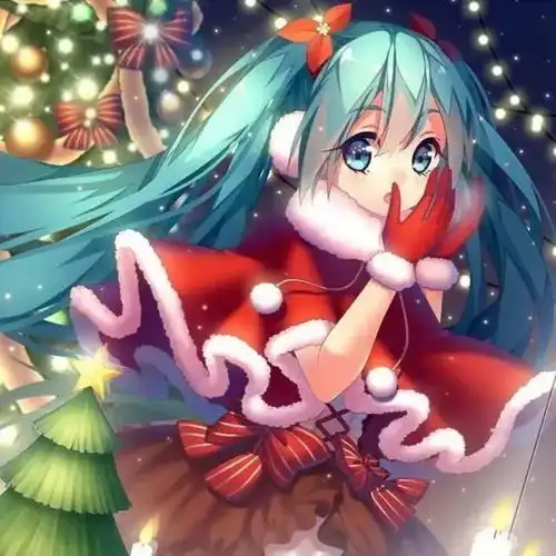 圣诞头像1223圣诞节动漫头像圣诞帽卡通头像