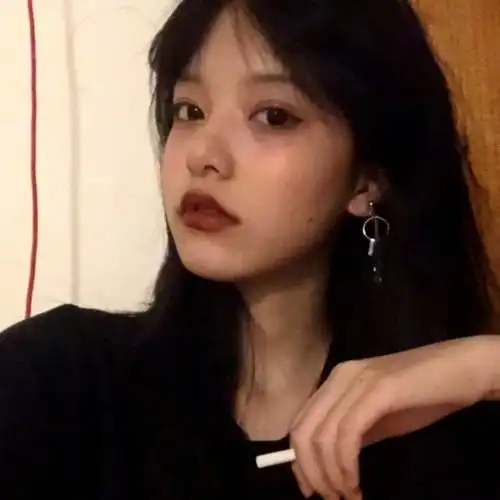 帅哥头像清冷感黑色系破