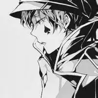 男生动漫黑色系冷酷帅气