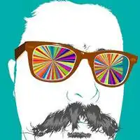 情侣头像绿色搞怪