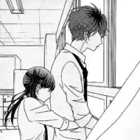 求类似黑白情侣动漫画风图以及情头