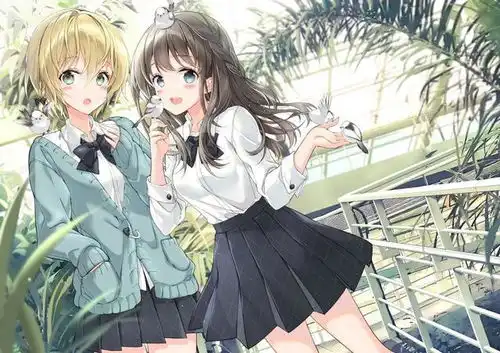 韩国画师juna笔下漂亮又可爱的插画作品来啦二次元