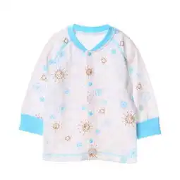 速普母婴商城上衣minimoto小米米晶莹雪花系列对襟上衣粉蓝23岁